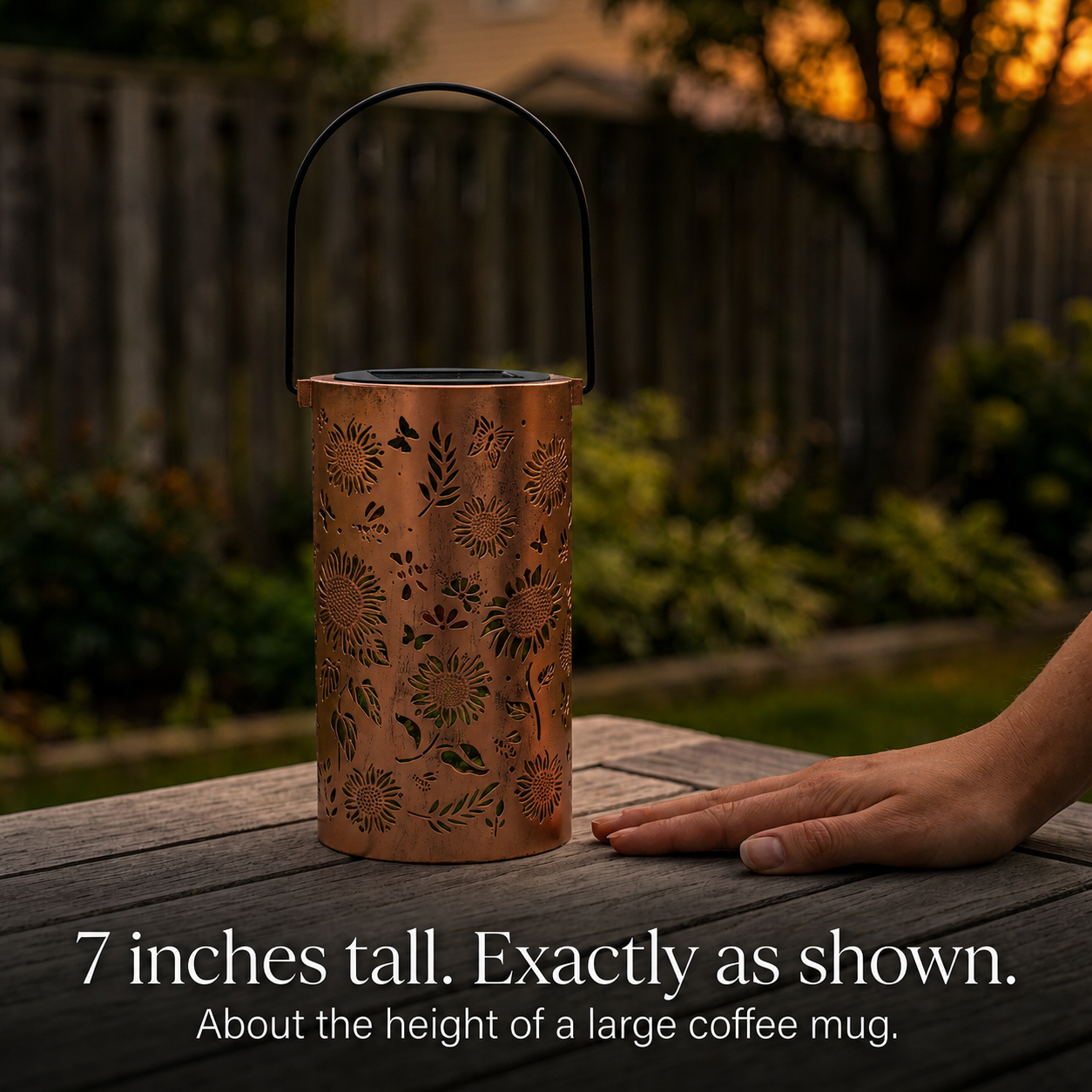 GlowBloom Solar Garden Lantern