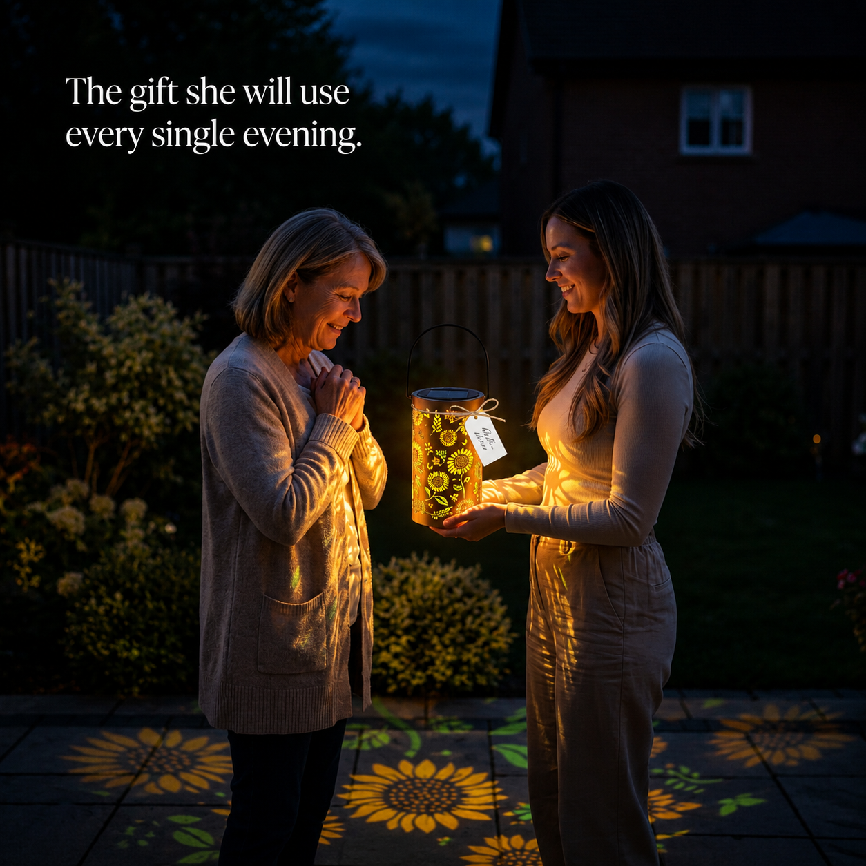 GlowBloom Solar Garden Lantern