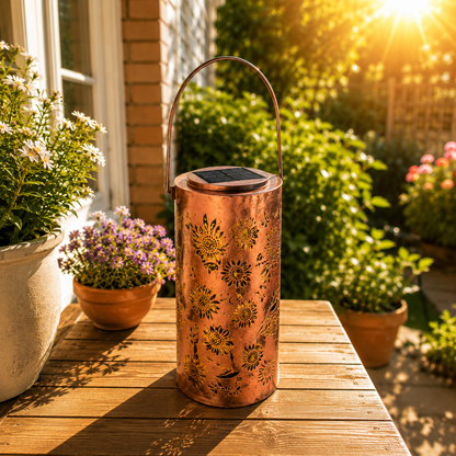 GlowBloom Solar Garden Lantern