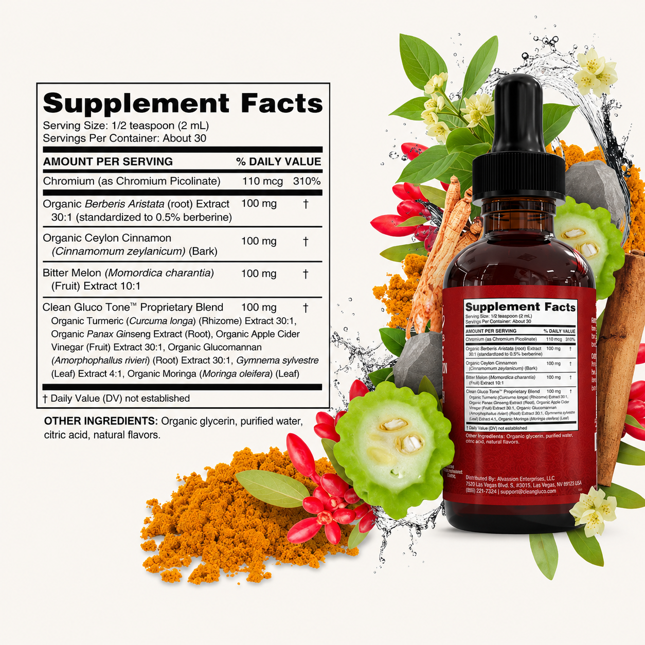 A powerful blend of Berberine, Ceylon Cinnamon & Turmeric designed to support healthy blood sugar, steady energy and calmer cravings — naturally.