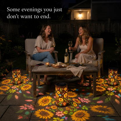 GlowBloom Solar Garden Lantern