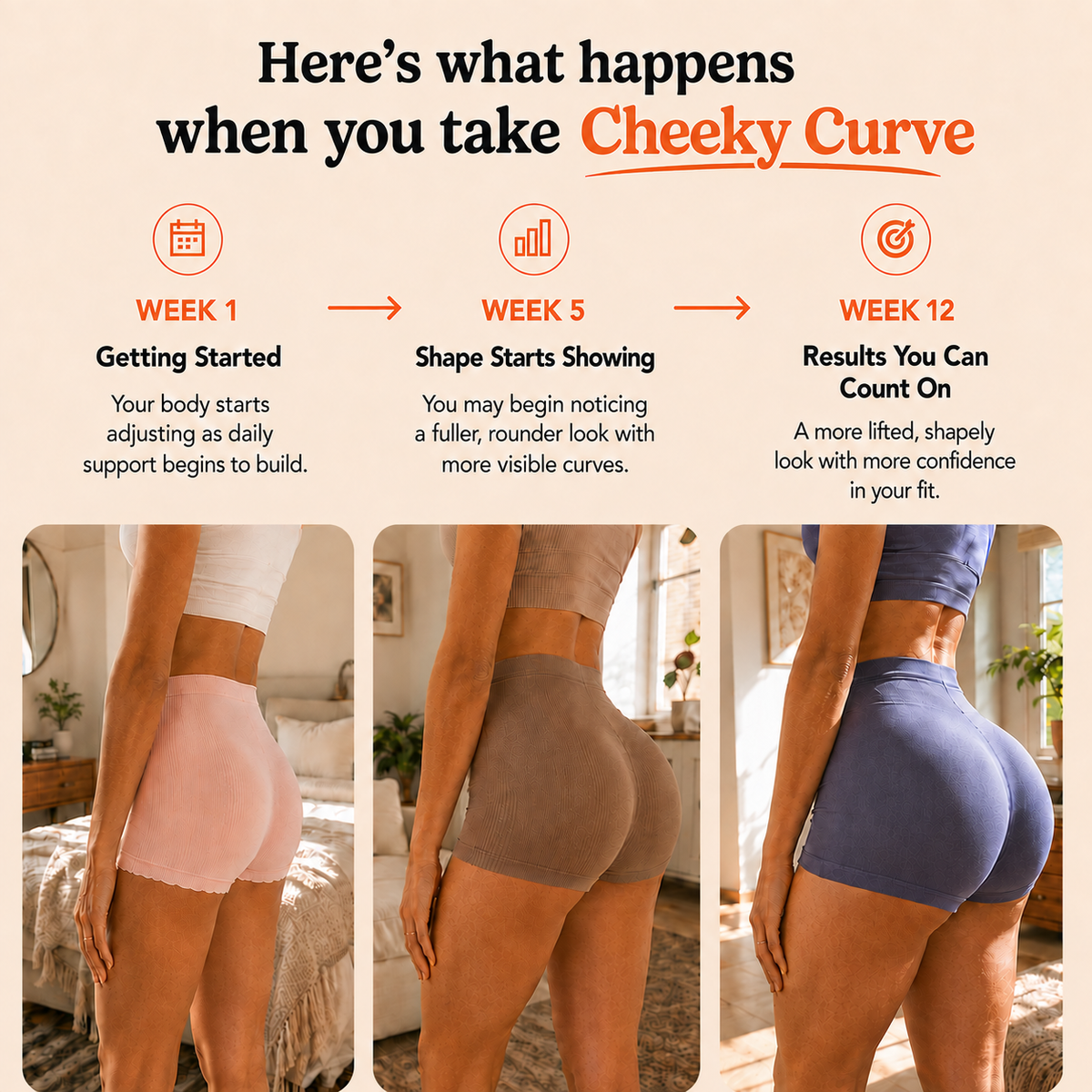 Give your booty a little Cheeky Curve boost