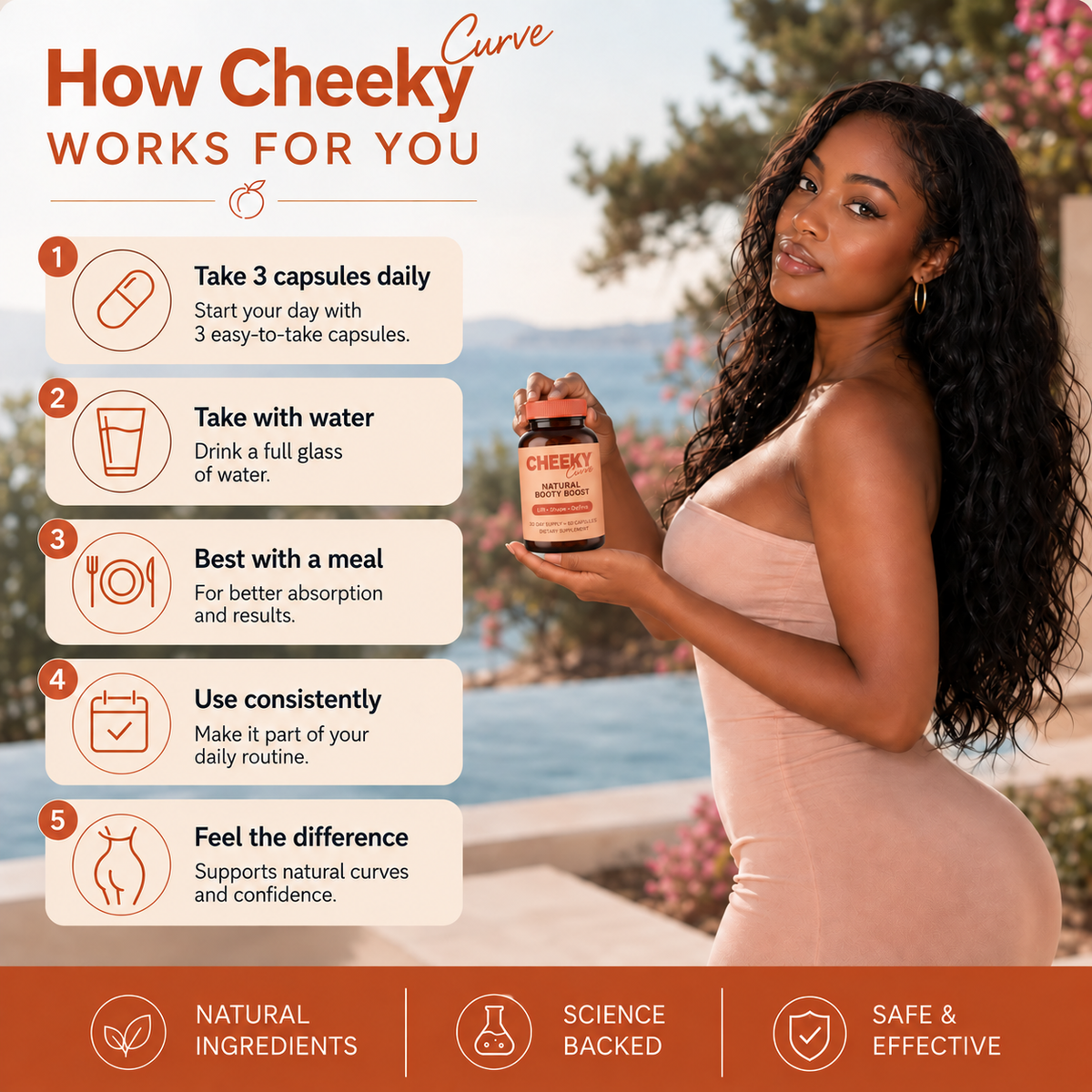 Give your booty a little Cheeky Curve boost