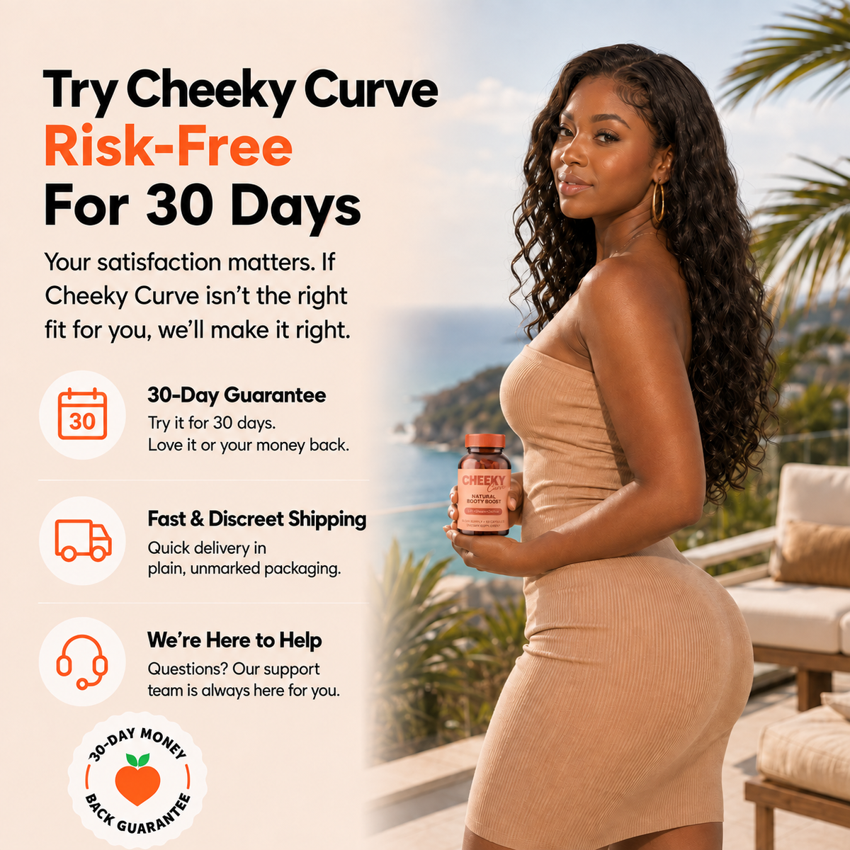 Give your booty a little Cheeky Curve boost