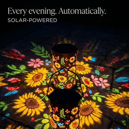 GlowBloom Solar Garden Lantern